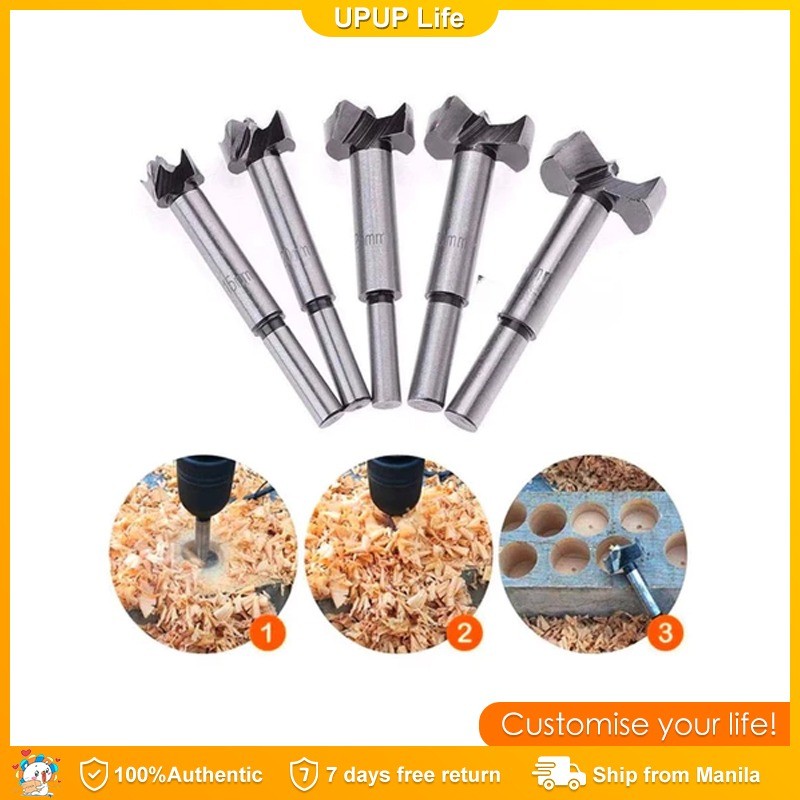 Original Wood Drilling Carbide Forstner Bits set Hole Saw Cutter 15 ...