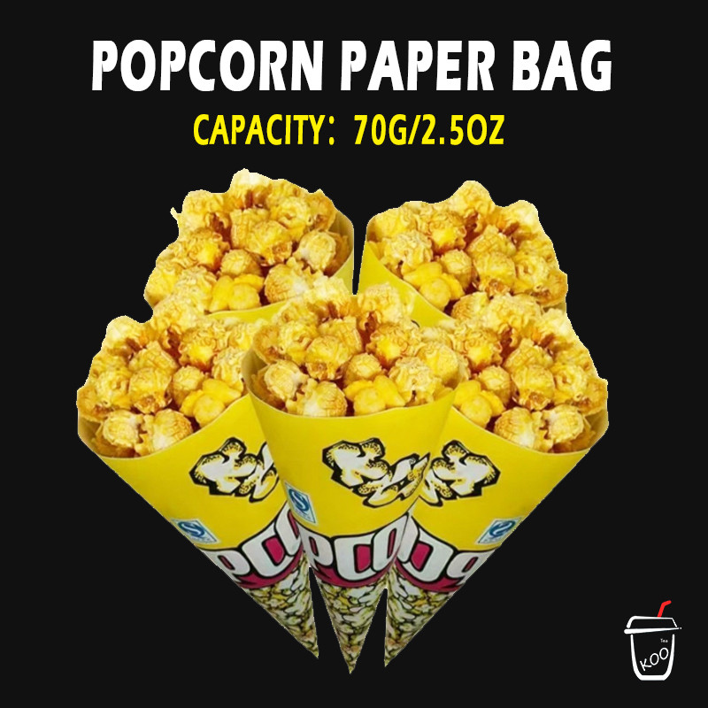 100PCS Popcorn Boxes Popcorn Paper Bags Popcorn Container Popcorn ...