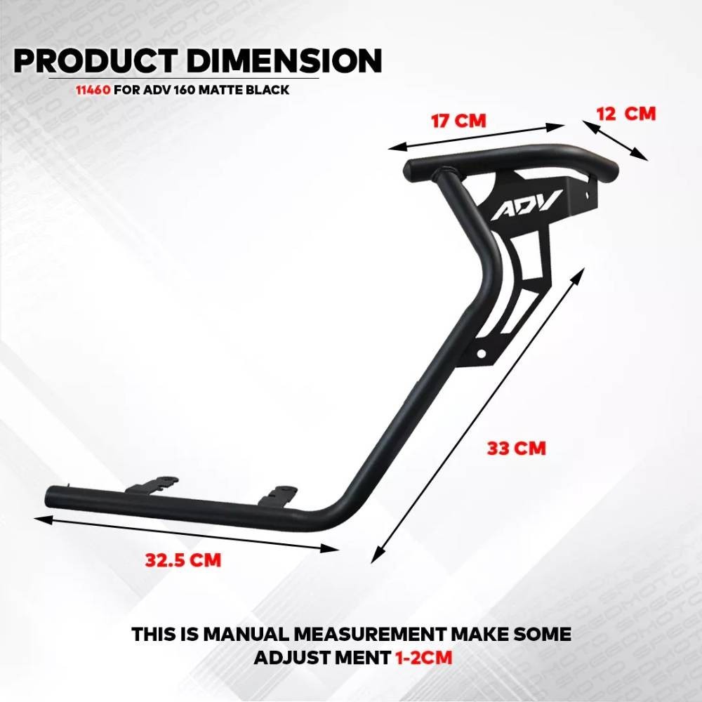 A Pair of Honda ADV 160 Half Crash Guard Heavy Duty Crash Side Crash ...