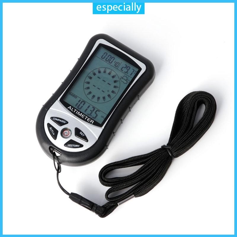 ESP Upgraded 8 in 1 LCD Compass Barometer Calendar Altimeter Thermo ...