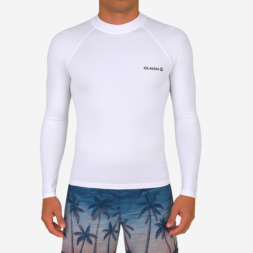 Decathlon Olaian Men's Rash Guard 100 LS | Shopee Philippines