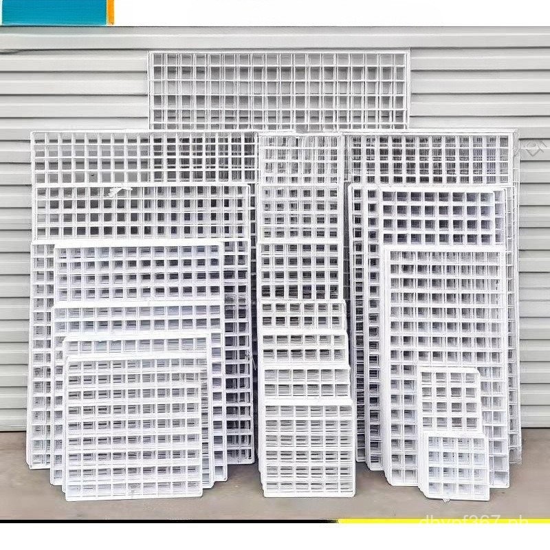 Shelf Mesh Grid Rack White Wire Mesh Wall-Mounted Display Rack Grid ...