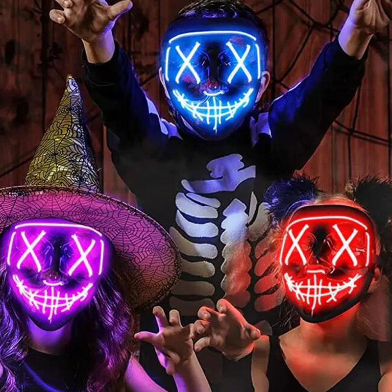 Shop halloween mask light up for Sale on Shopee Philippines