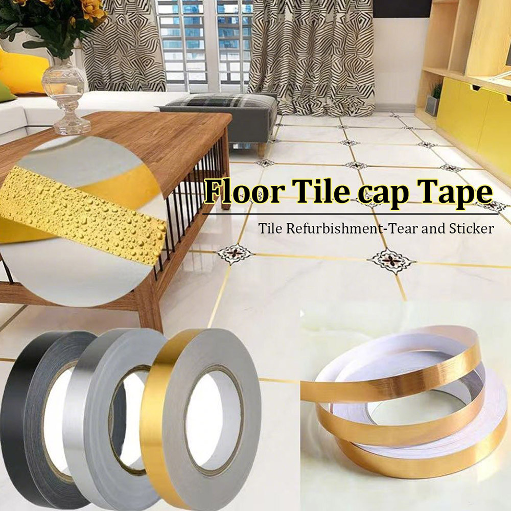 50M Tile Gap Sticker Ceramic Tile Gap Decor Waterproof Tape Adhesive ...