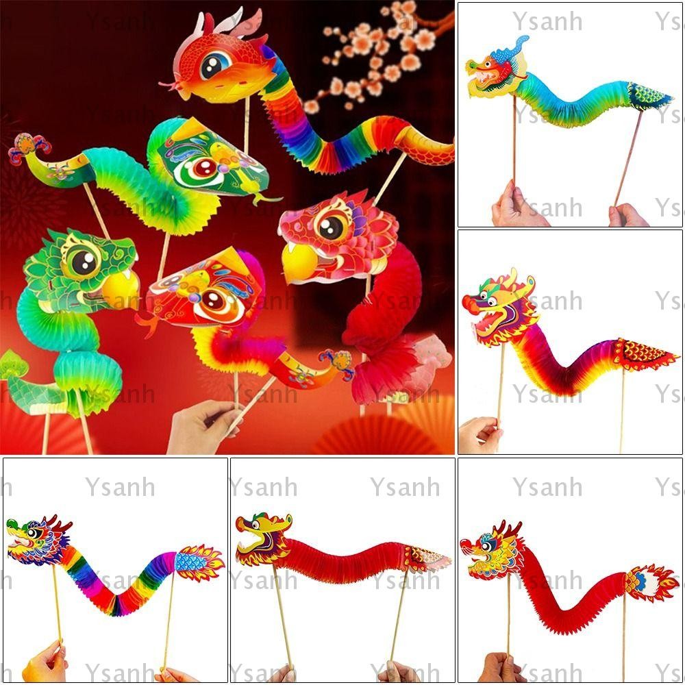 YSANH DIY Dragon Decor, DIY Paper Dragon Craft, Chinese Year Kids Toys ...