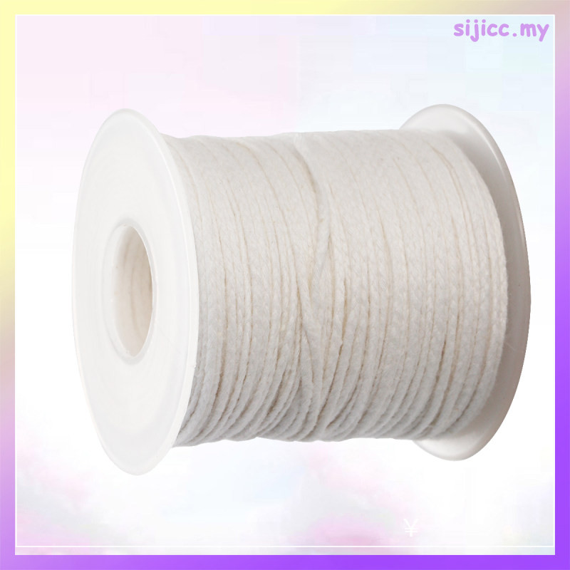 Natural Candle Rolling Kit Making Wicks Cotton Thread for Candles Waxed ...