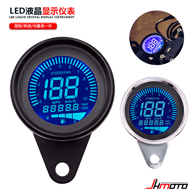 Motorcycle Instrument Retro Modified Instrument Odometer Speed Oil ...