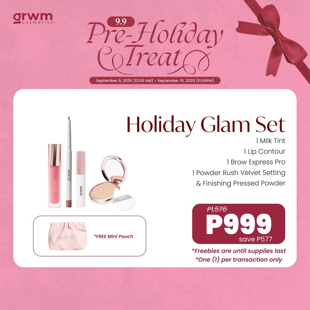 [9.9 Bundle]GRWM Cosmetics Holiday Glam Set - Milk Tint + Lip Contour ...