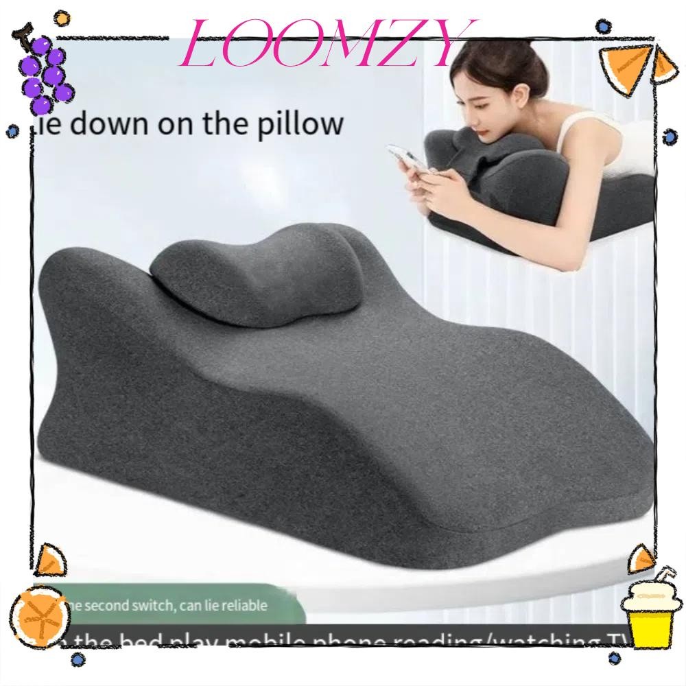 LOOMZY Memory Foam Pillow, Detachable Multifunctional Ergonomic Wedge ...