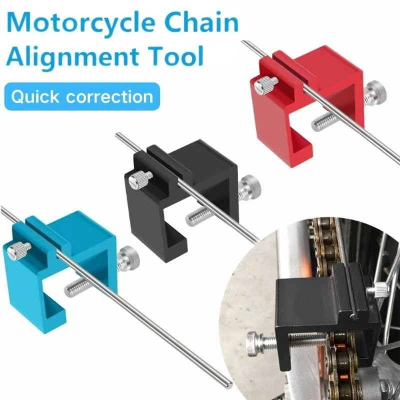 Motorcycle Chain Alignment Professional Tool - 28mm Sprocket Centering ...