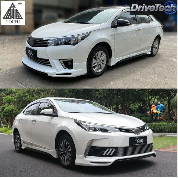 14-18 New Corolla Altis Modified Size Surrounded Front Rear Lip Side ...