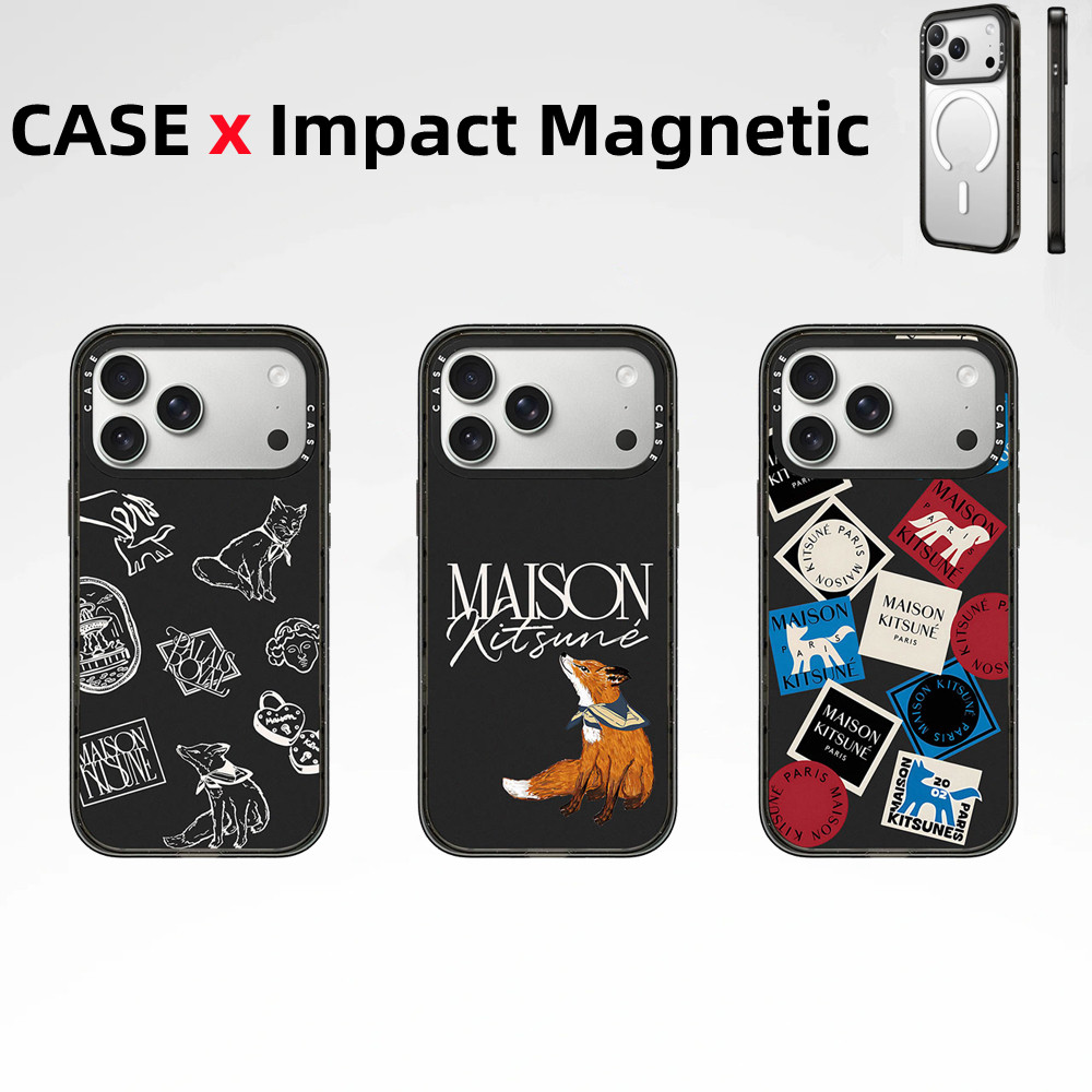 MAISON KITSUNÉ casetify iPhone17 pro max Stylish CASETiFY iPhone