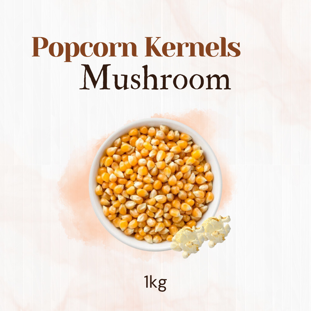 1KG MUSHROOM POPCORN KERNEL 1KG | Shopee Philippines