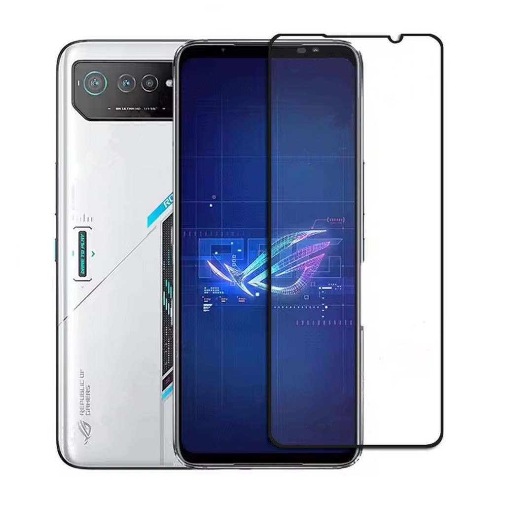 Full Cover Screen Protector Tempered Film Glass For ASUS ROG Phone 2 II ...