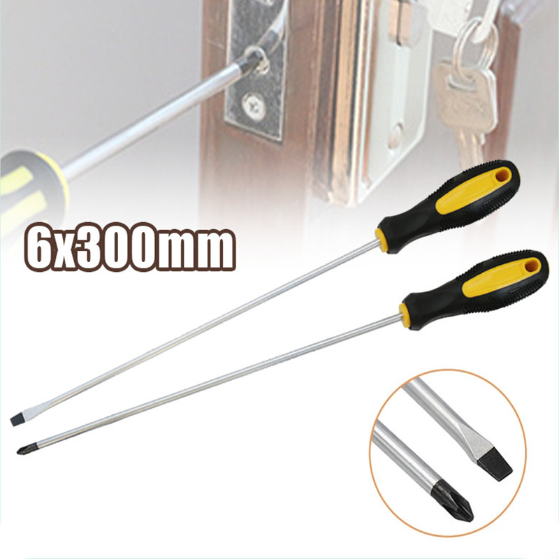 12 Inches Slotted Screwdriver Magnetic Screw driver Cross Screwdriver ...