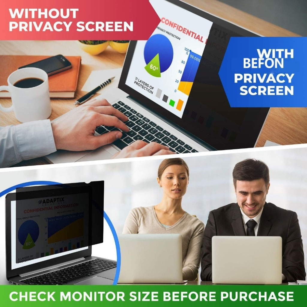24 Inch Privacy Filter Screen Protective Film for Widescreen 16:9 ...