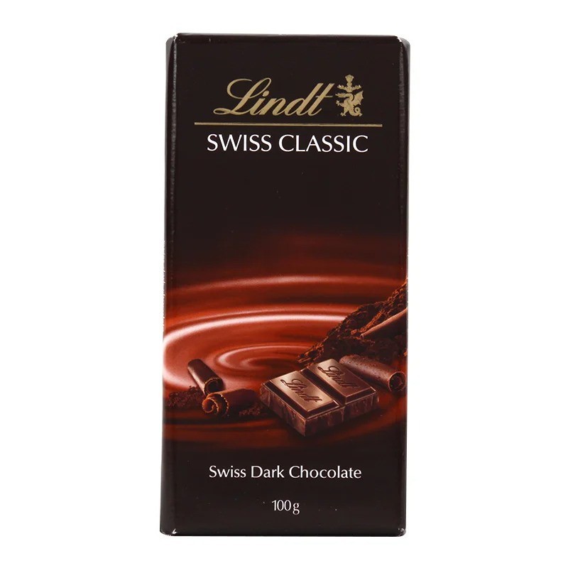 Thai Label Lindt Swiss Dark Chocolate 100g. Bitter Sweet | Shopee ...