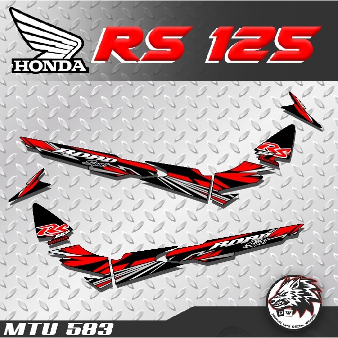 HONDA RS 125 STOCK PREMIUM DECAL | Shopee Philippines