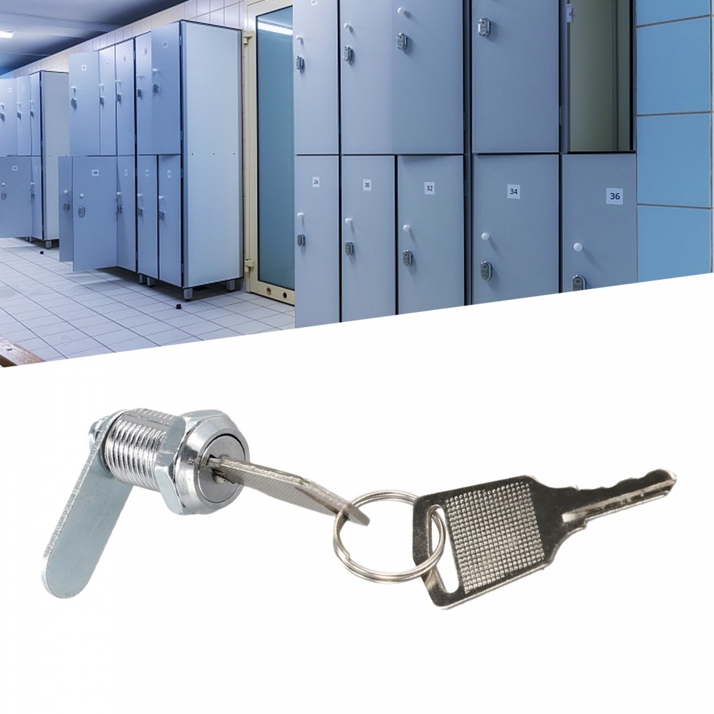 Filing Cabinet Drawer Lock with 2 Keys Aluminum Alloy Lock for Mailbox ...