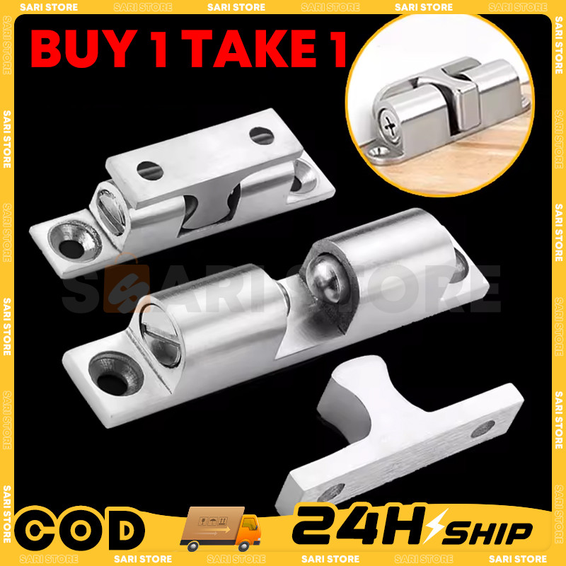 COD Furniture Cabinet Door Latch Adjustable Double Brass Ball Catch ...