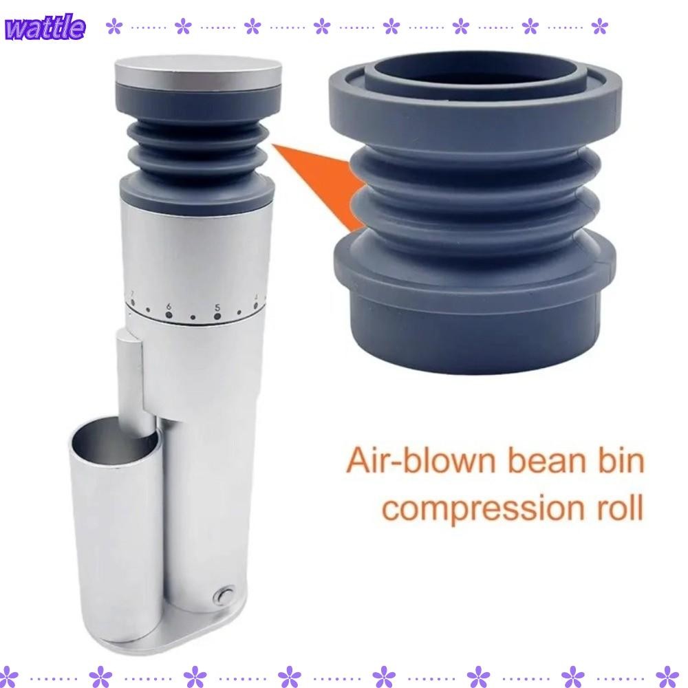 WATTLE Bellow Coffee Grinder, Silicone Compression Roll Coffee Bellow ...