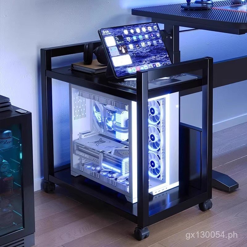 Storage Rack Bracket Organizer Mainframe Desktop Stand Under Desk ...