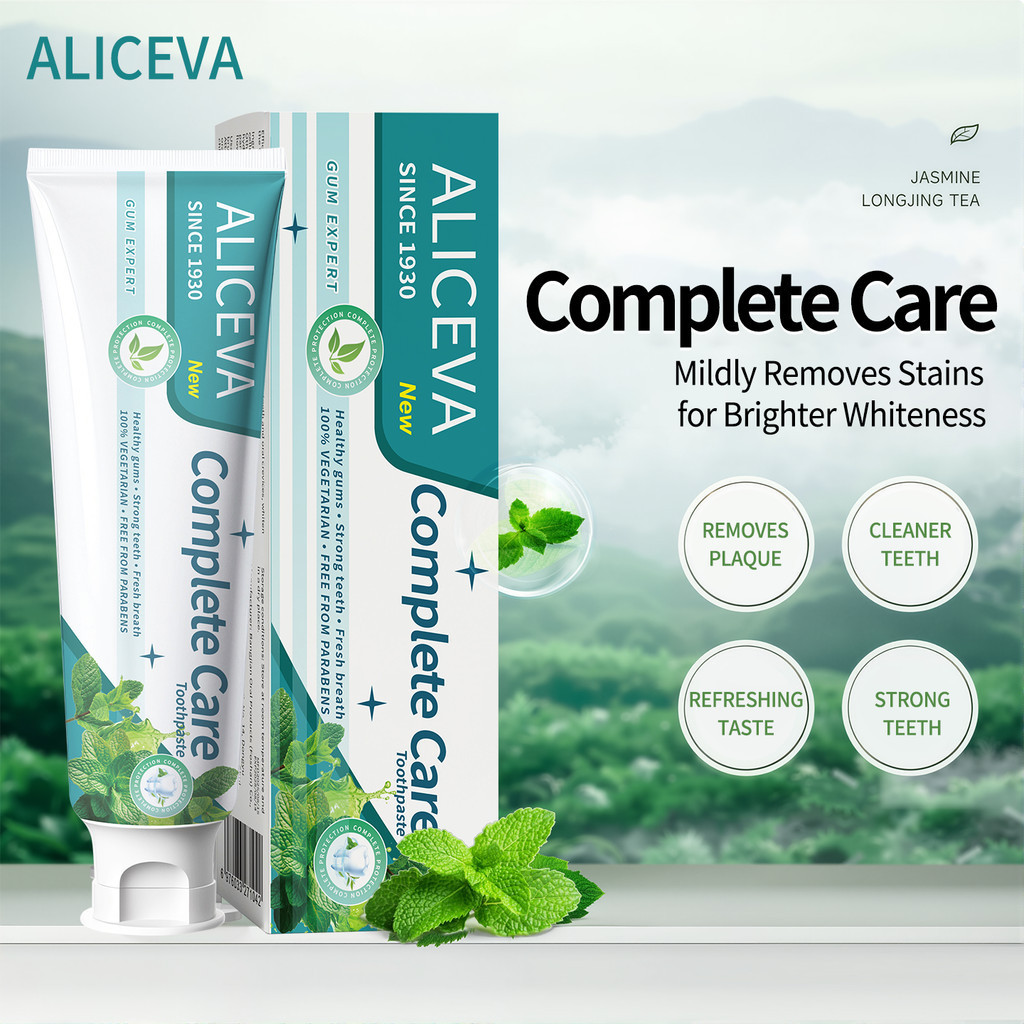 (COD) ALICEVA Complete Care Toothpaste teeth whitening 100g | Shopee ...