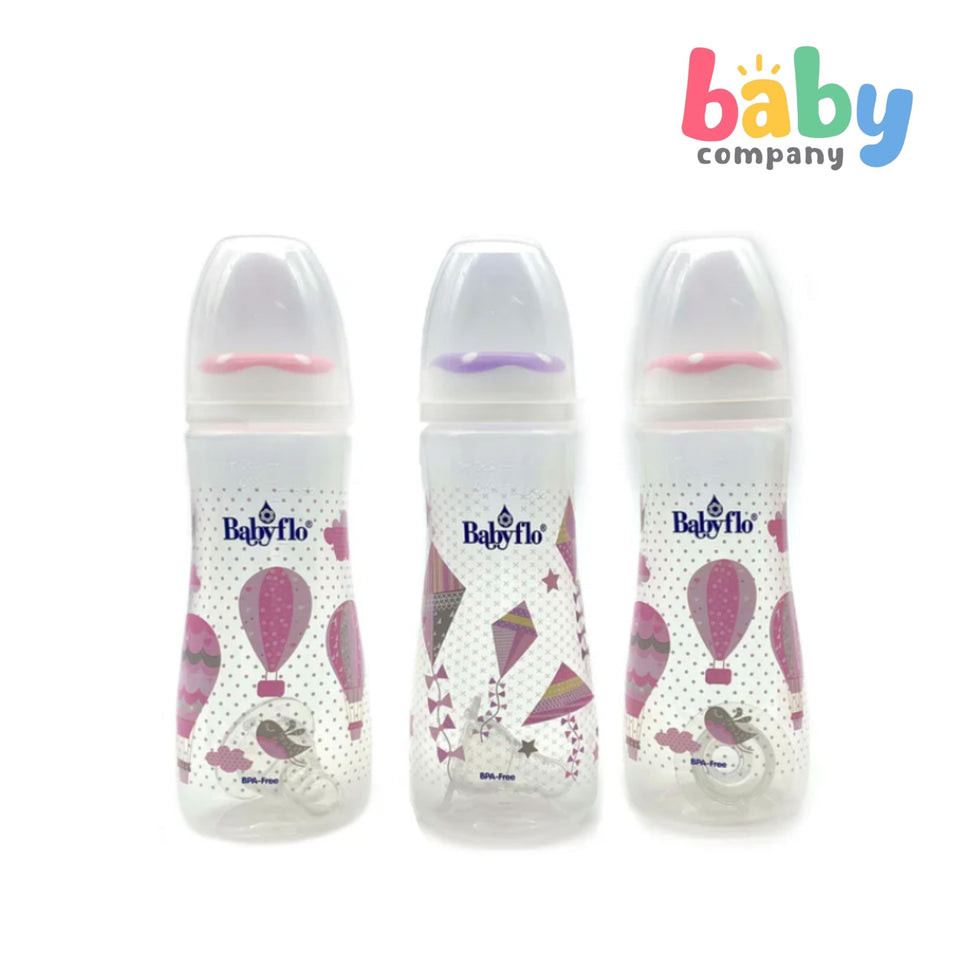 Babyflo 3-Pack Feeding Bottle 8oz | Shopee Philippines