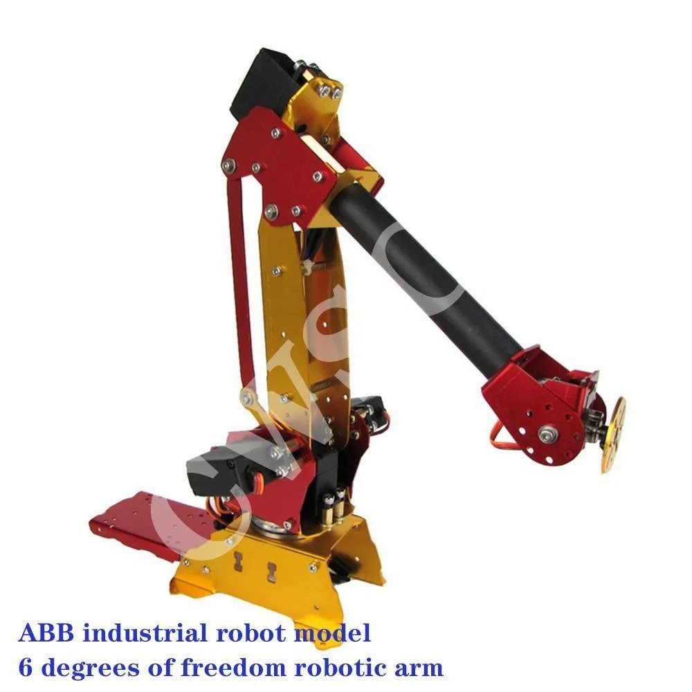 Metal ABB industrial robot model 6 degrees of freedom mechanical arm ...