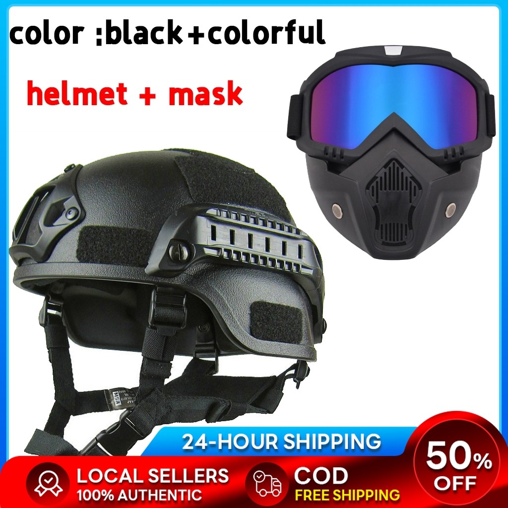[COD]Upgraded version Helmet Outdoor Riding Protect Equipment Swat ...