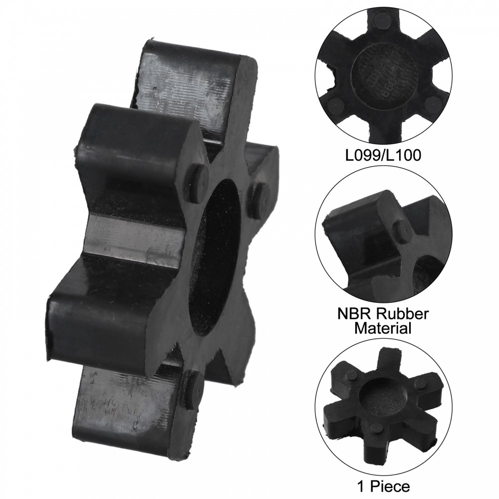 Rubber Spider Insert Minimize Wear And Tear For TB Woods L-Jaw Coupling ...