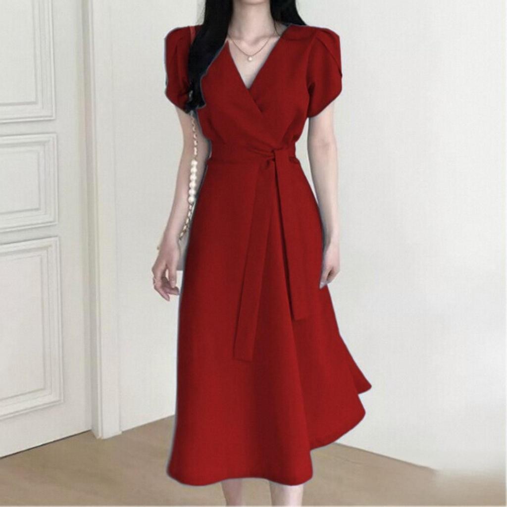 sachin and babi light blue dress Sweetheart-Neck Long-Sleeve A-Line Mini Dress in Red Oh Polly Red : Party  Dresses : VogaCloset Qatar