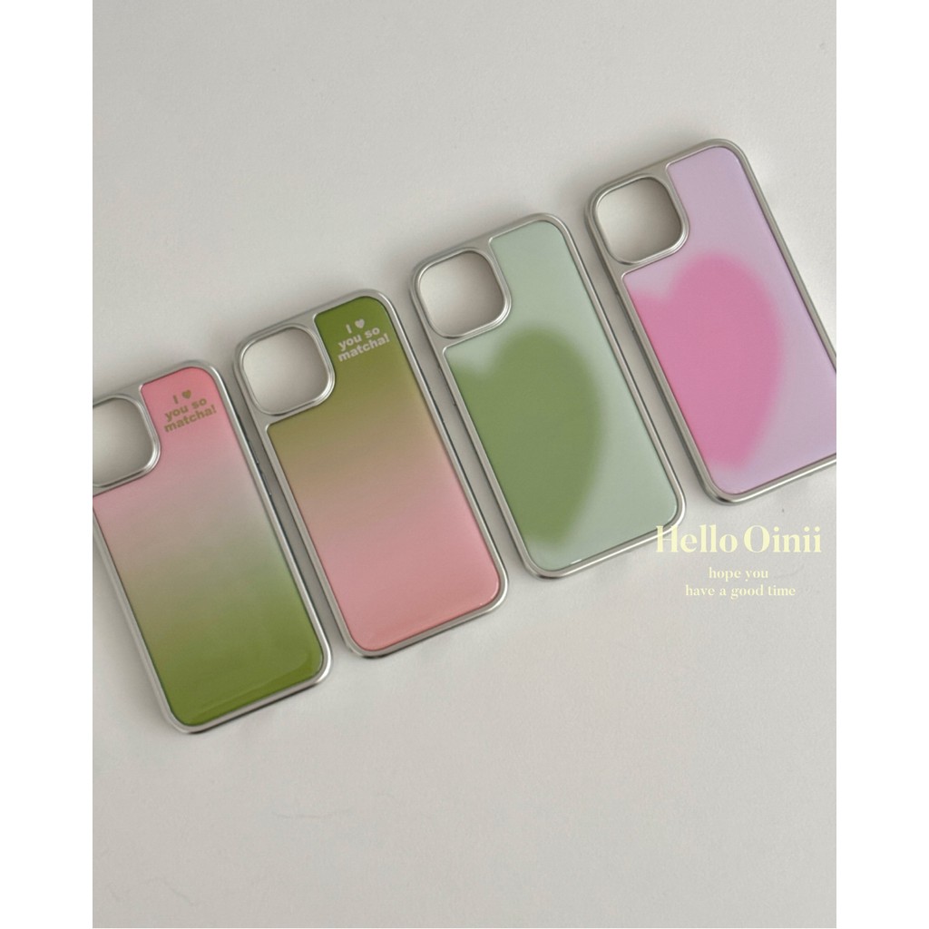 Matcha Heart Mobile Phone Shell Drop-Resistant for iPhone 17 Promax 16 ...