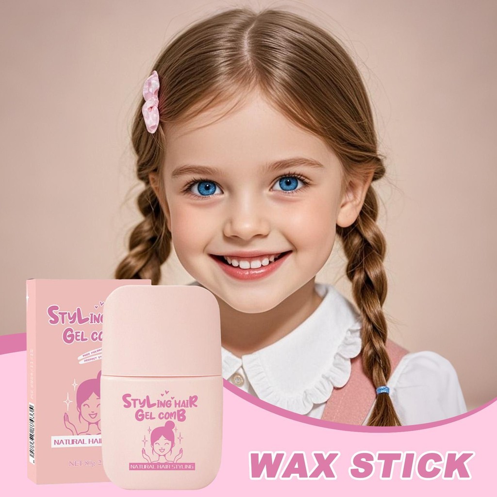 Hair Styling Stick Finishing & Smoothing Hair Wax Portable Strong Hold ...