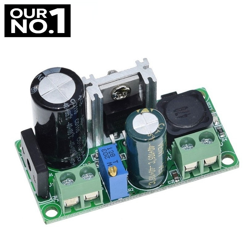 AC/DC to DC Buck Step Down Converter Module LM2596HV 3.3V 5V 6V 9V 12V ...