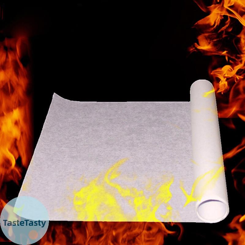 TasteTasty 1/5Pcs 20*25cm Fire Paper Flash Flame Paper Fire Paper Magic ...