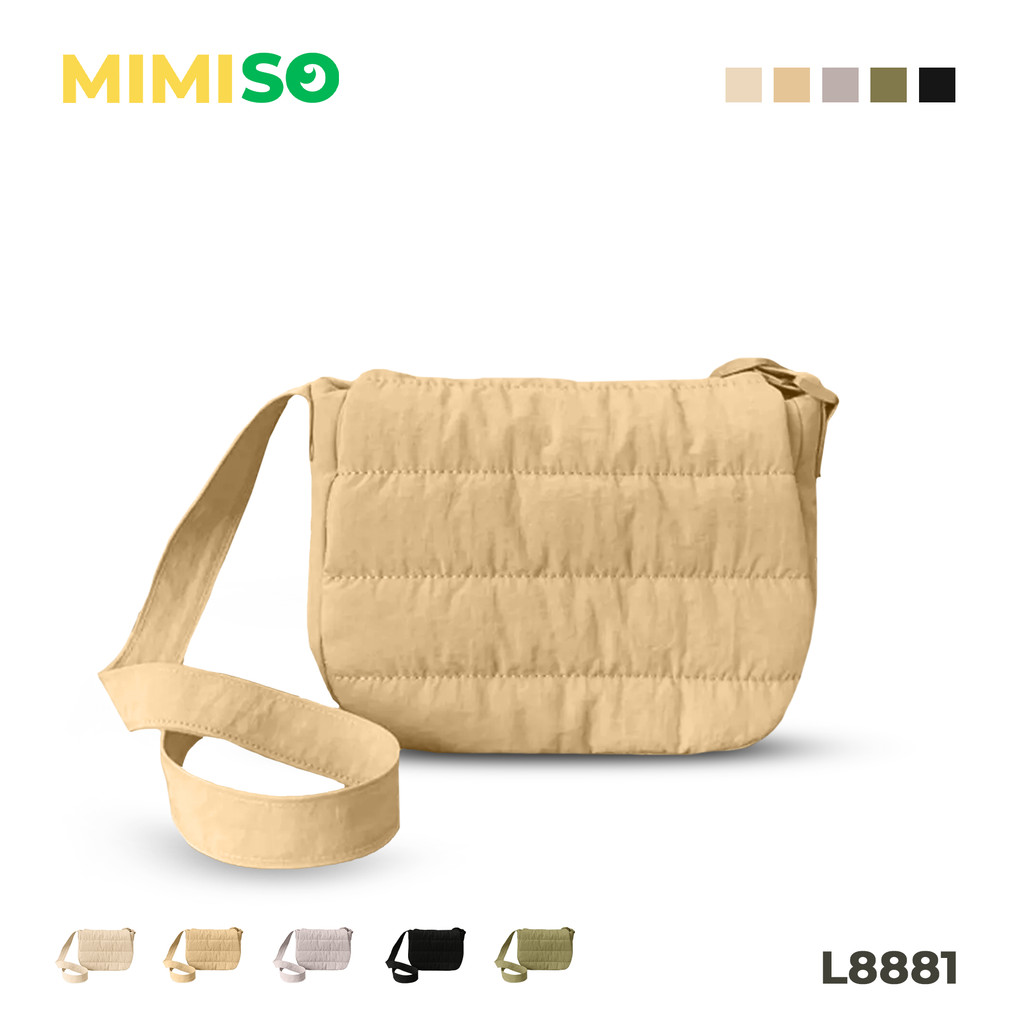 MIMISO Classy Sling Bag For Woman Korean Minimalist Cute Embroidery ...