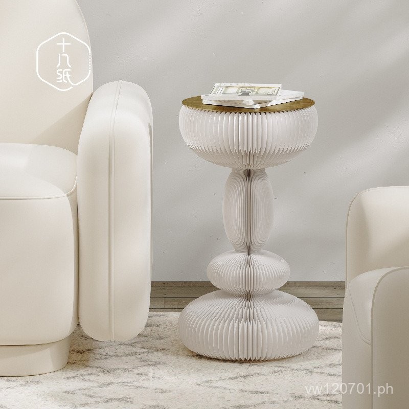 Small Coffee Table Home Eighteen Paper Bedside Living Room Side Table ...