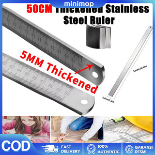 Thickened 53CM Stainless Steel Ruler With Double-Sided Scale, For Art ...