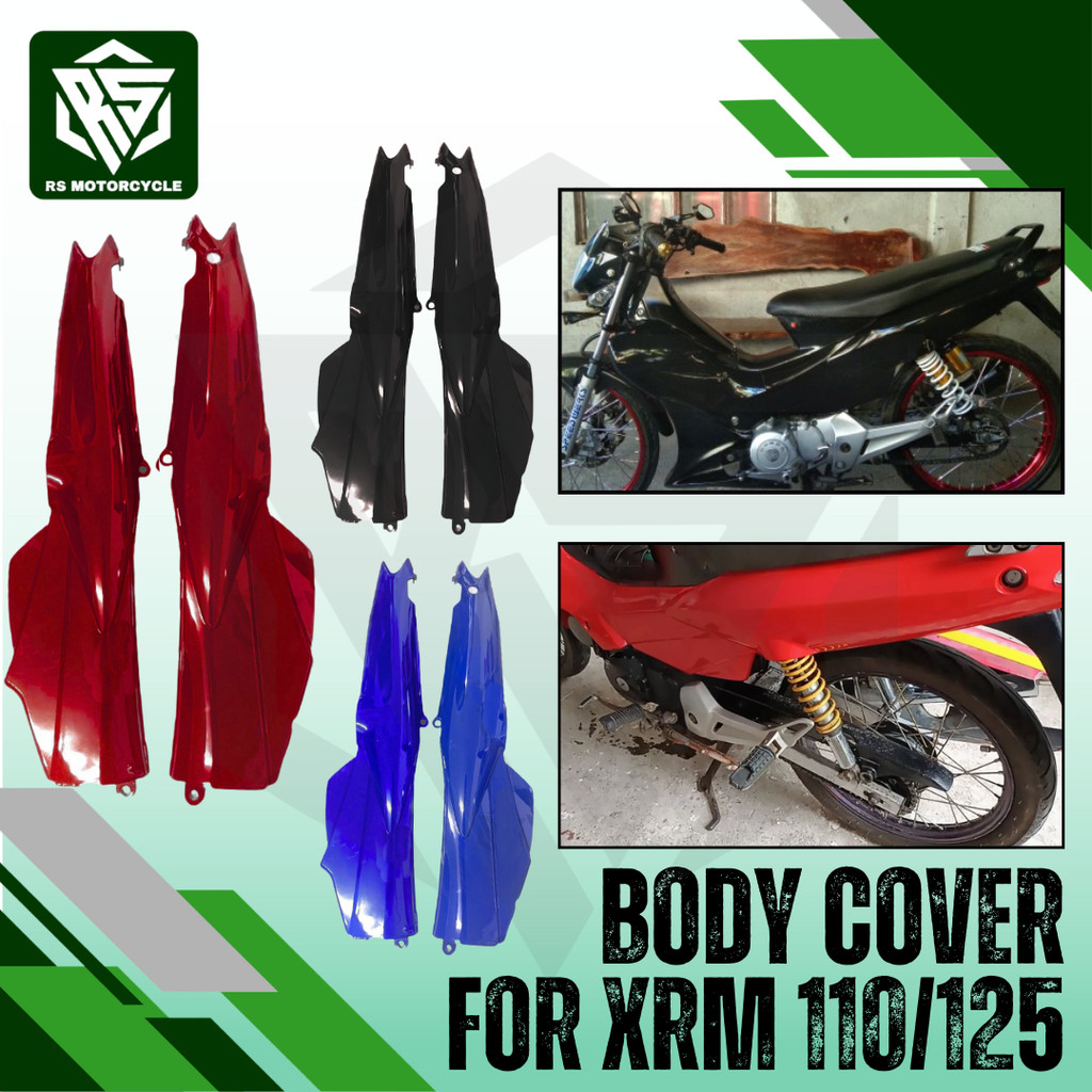 MOTORCYCLE BODY COVER FOR XRM 110/125 A11 1PAIR [RS_MOTORCYCLE