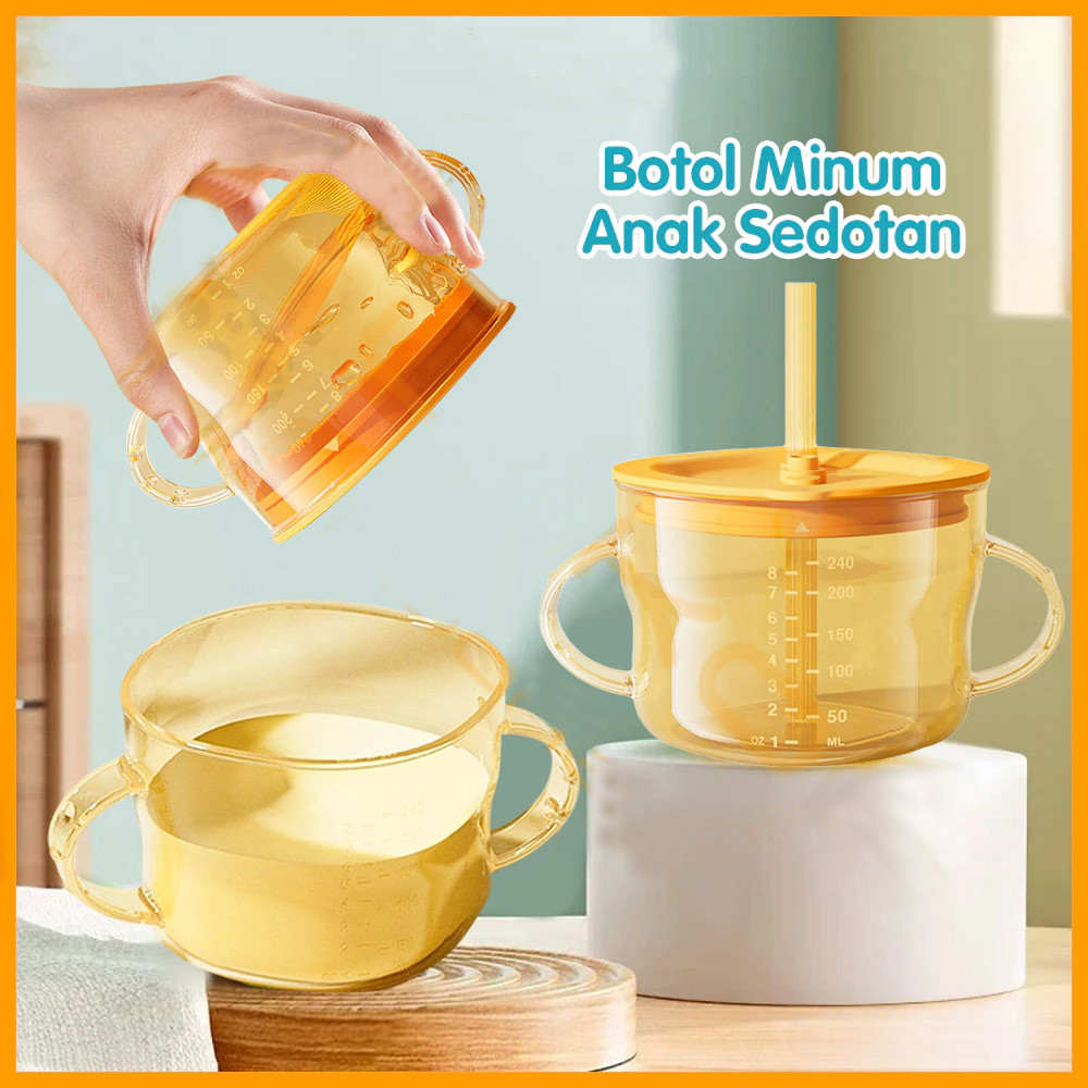 Anti-Straw Baby - Children's Straw Training Cup, Anti-Spill Cup - Baby ...