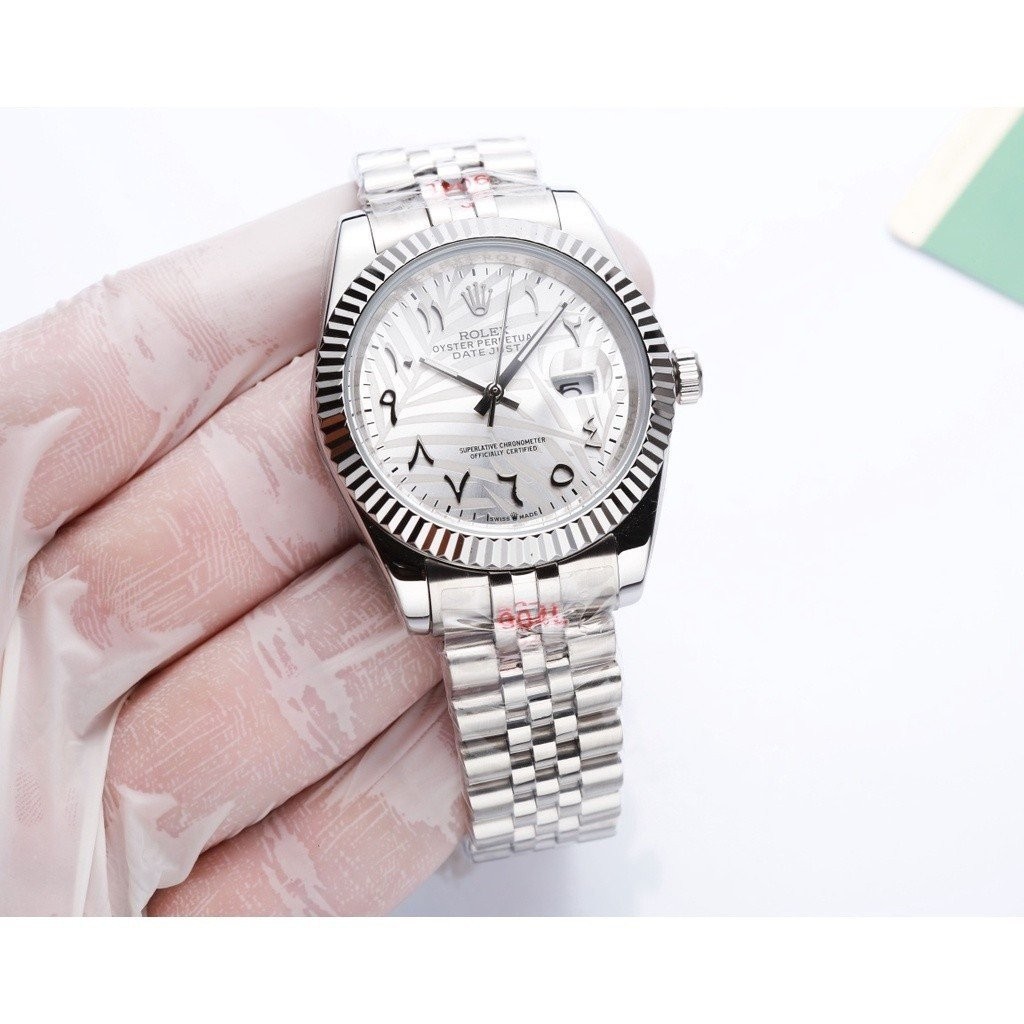 2025 Rolex _ s Automatic Mechanical Men's Watch Silver Dial Datejust ...