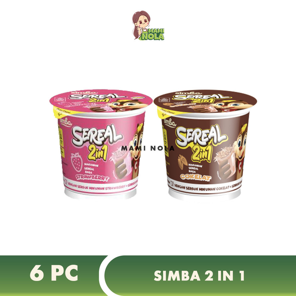 Simba Cereal Choco Chip Choco Krunch 2-in-1 Cup with Chocolate Milk ...