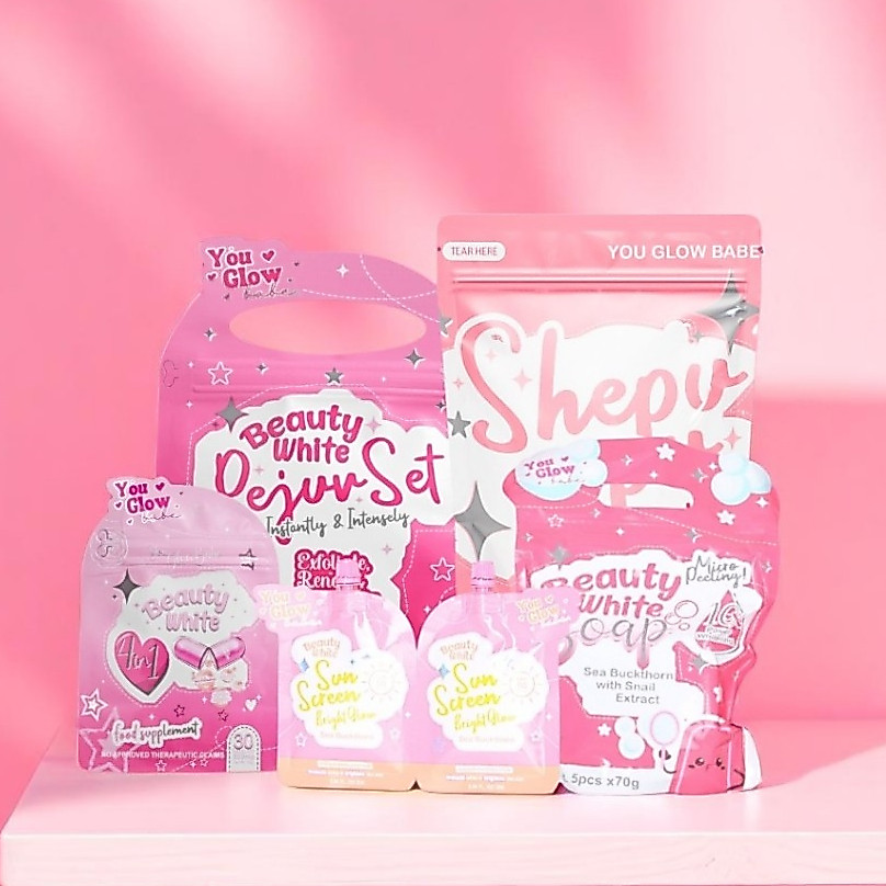 YGB BEAUTY WHITE CAPSULE, SHEPU APPU JUICE, BEAUTY WHITE SOAP, BW