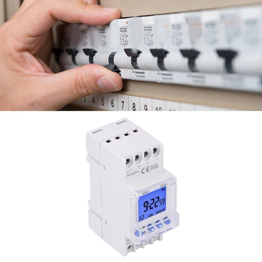 skejnojj-ph Timer Switch 7 Day Programmable Relay 8 On and Off Settings ...