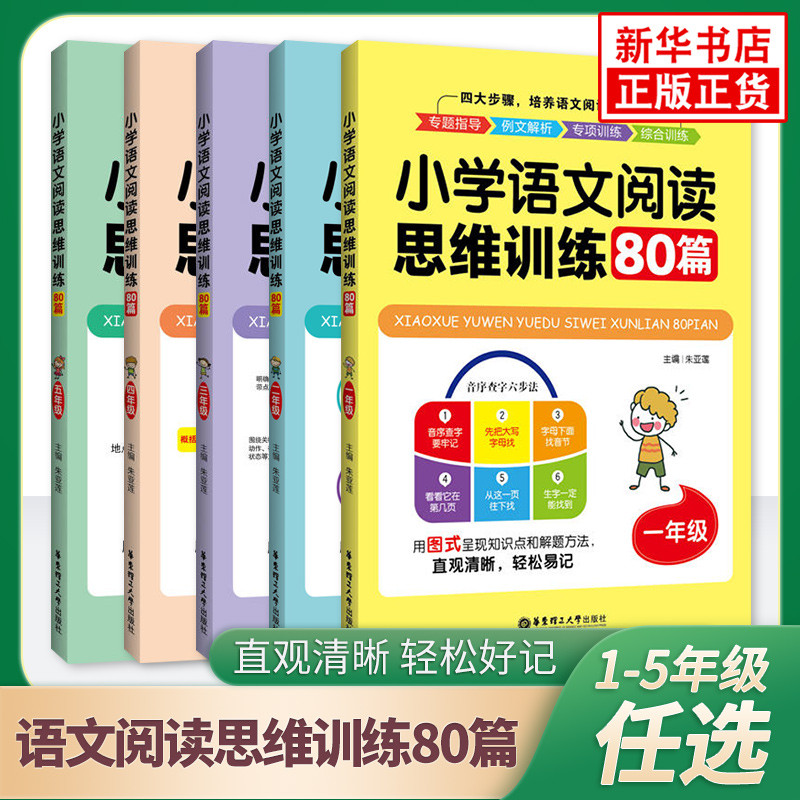 Elementary School Chinese Reading Thinking Training 80 Articles Grade 1 ...