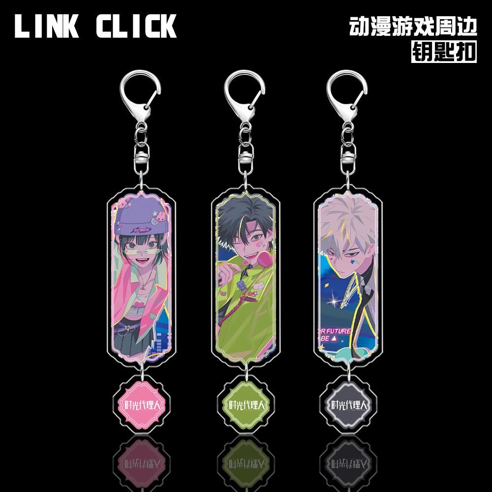 Link Click Charles Lucas Rin anime peripherals, acrylic keychains ...