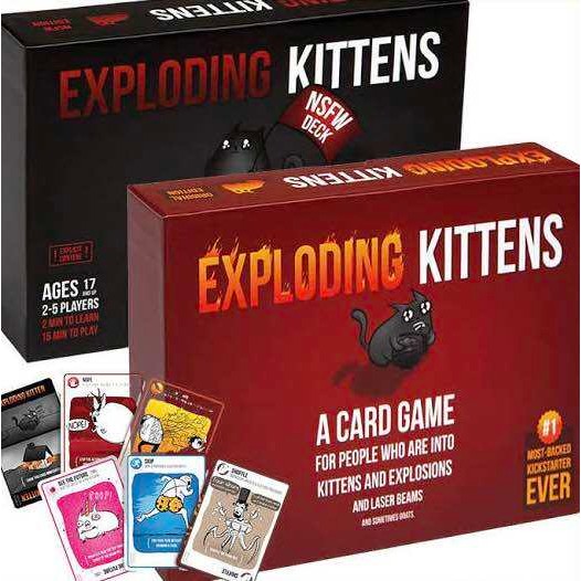 Exploding Kittens Card Game - Zombie Minion Explosion Edition | Shopee ...
