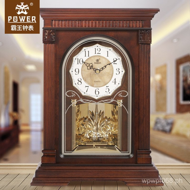 Table Clock Turn Overlord Genuine Antique Quartz Luxury Living Room ...