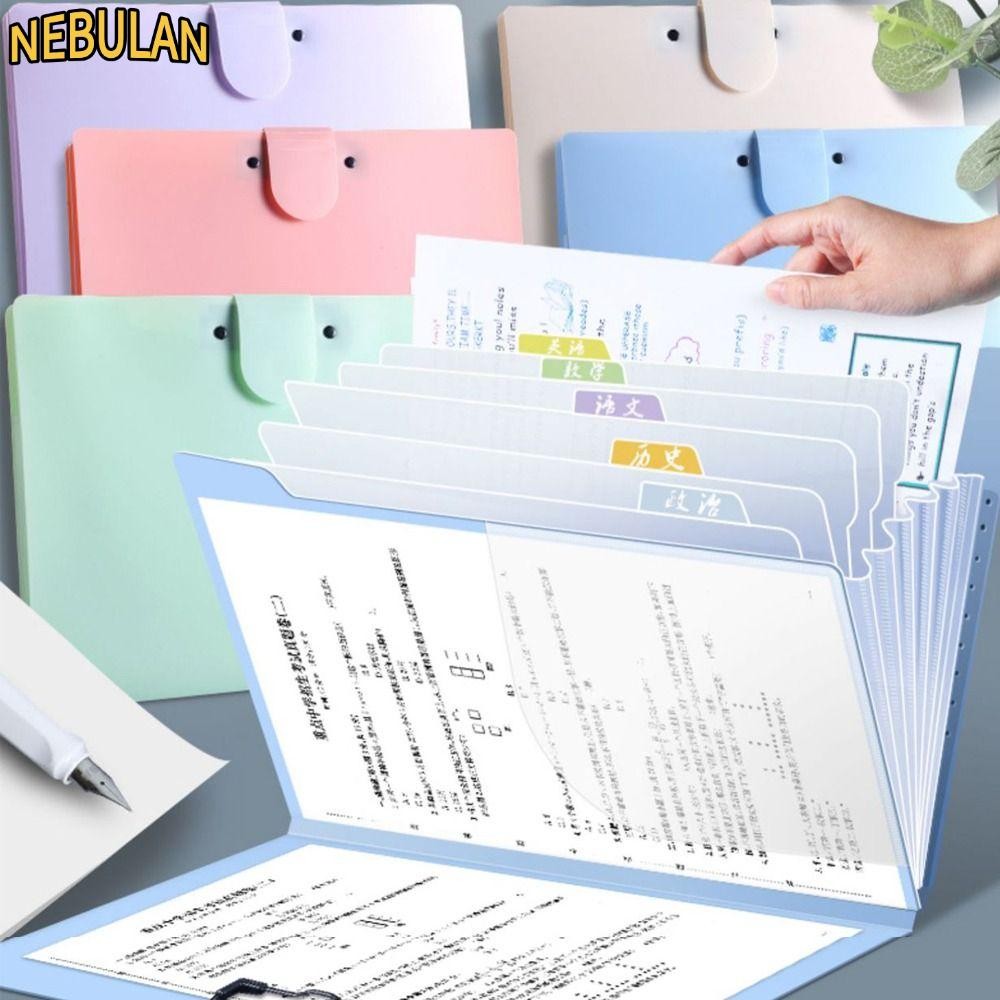 NEBULANEST A4 File Folder, Waterproof Simple Document Bag ...